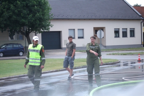 Straßenreinigung im Ortsgebiet