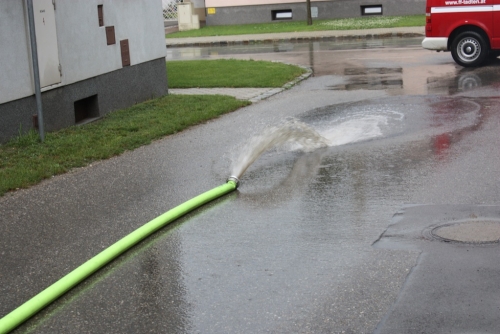 Unwettereinsatz im Ortsgebiet