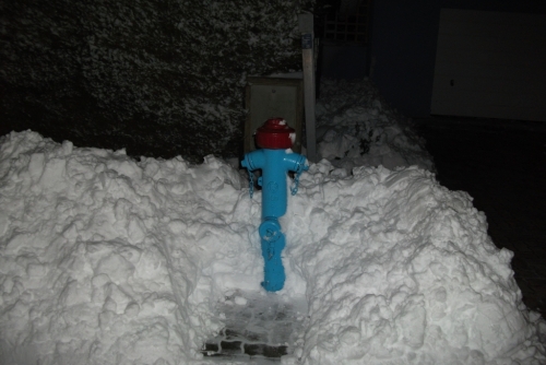 schnee hydrant