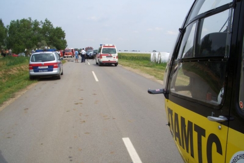Verkehrsunfall zwischen Tadten und St.Andrä