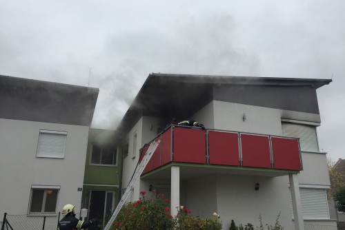 Zimmerbrand in Andau