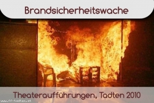 Brandsicherheitswache Theateraufführung