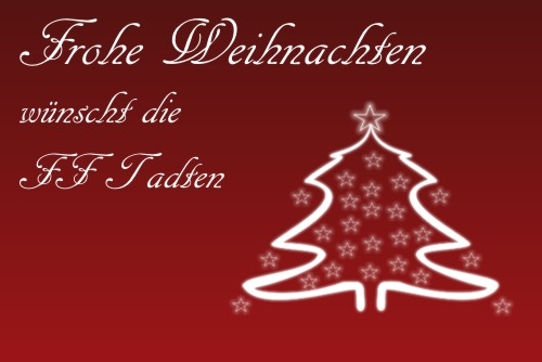 Frohe Weihnachten wünscht die FF Tadten