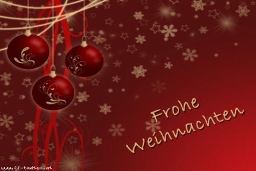 Frohe Weihnachten